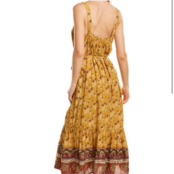 BeachLunchLounge Mayjah midi dress women’s L - Picture 2 of 8